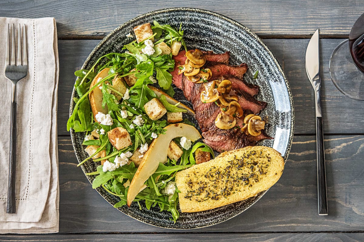 Balsamic-Drizzled Skirt Steak