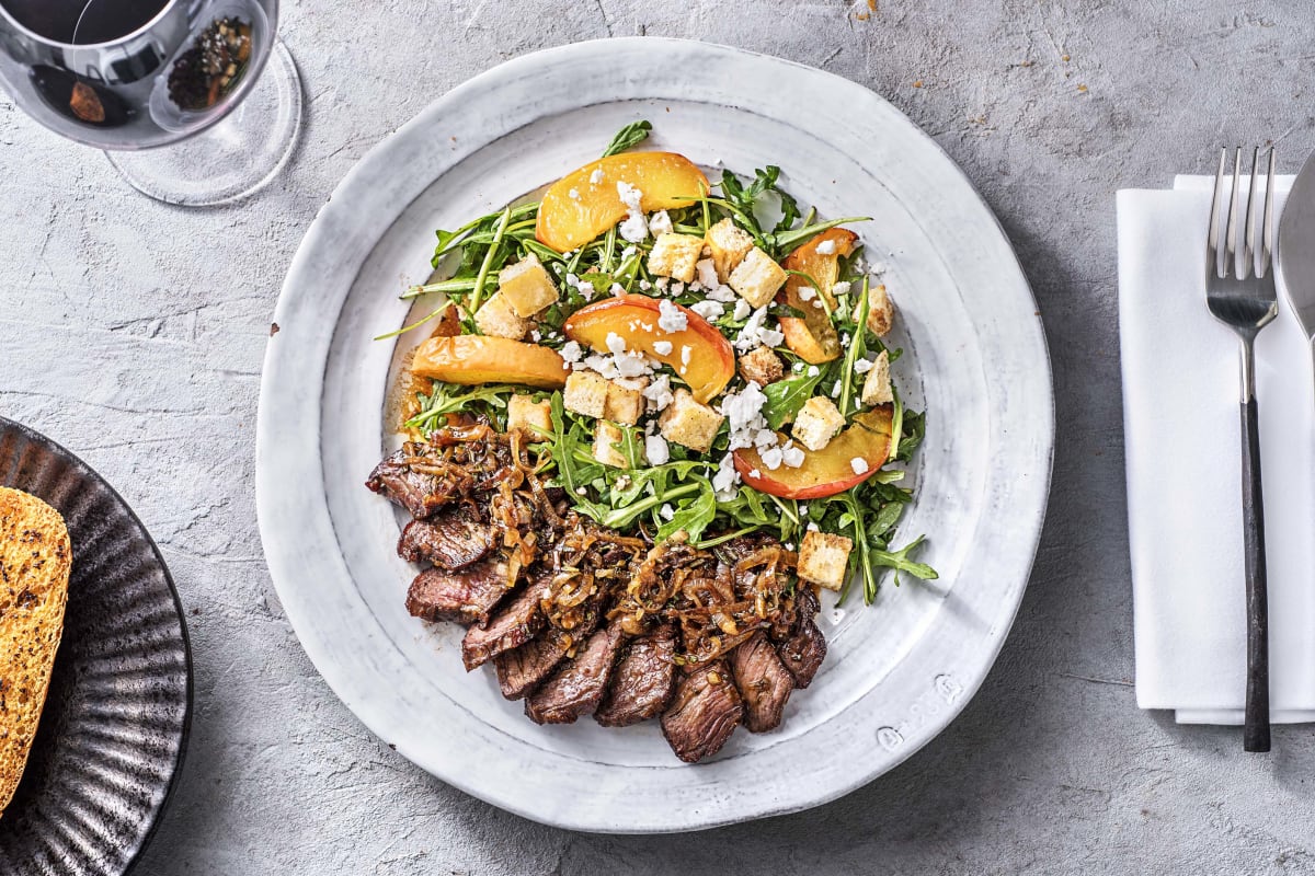 Balsamic Rosemary Strip Steak