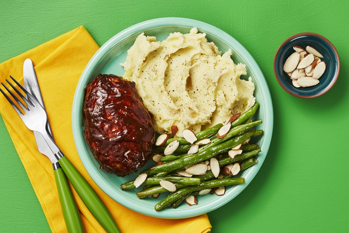 Balsamic Rosemary Turkey Meatloaves