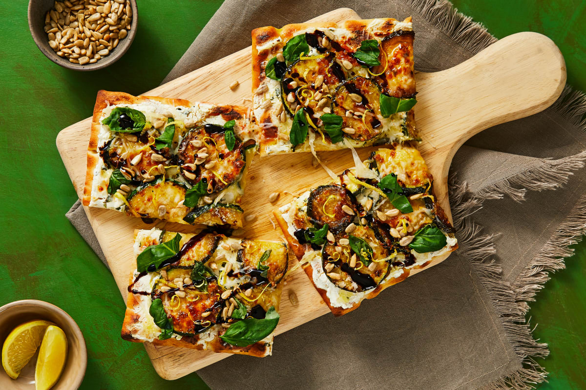 Balsamic Veggie Flatbreads