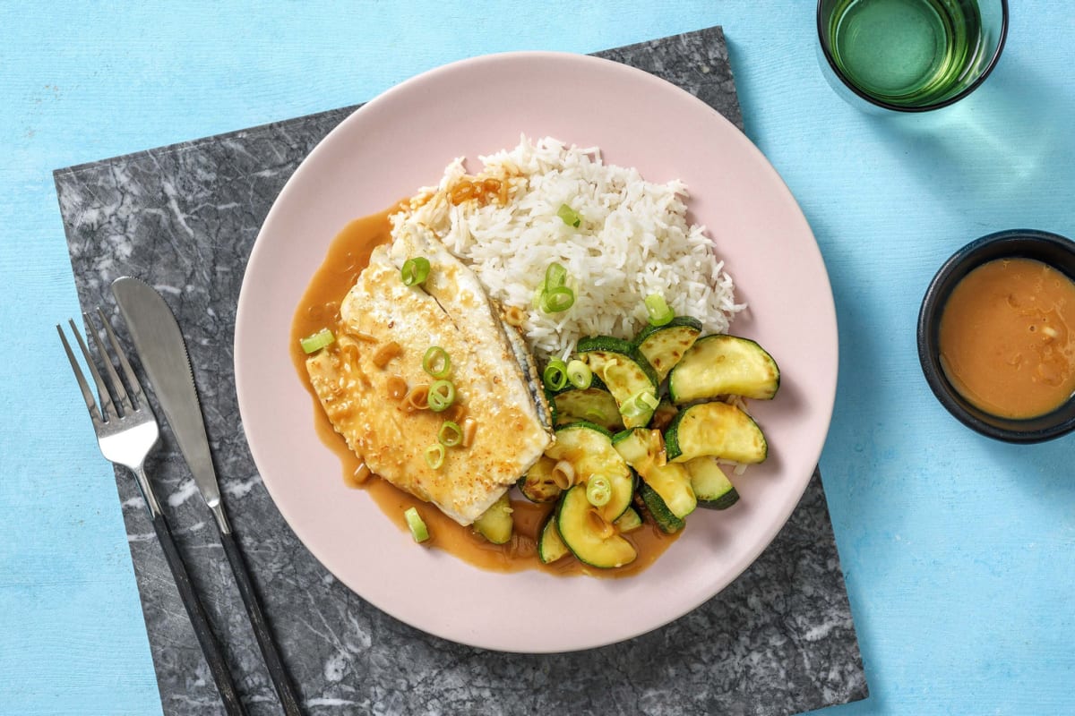 Barramundi en croûte de sésame