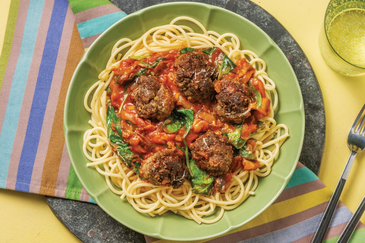 Basil Pesto Beef Meatballs