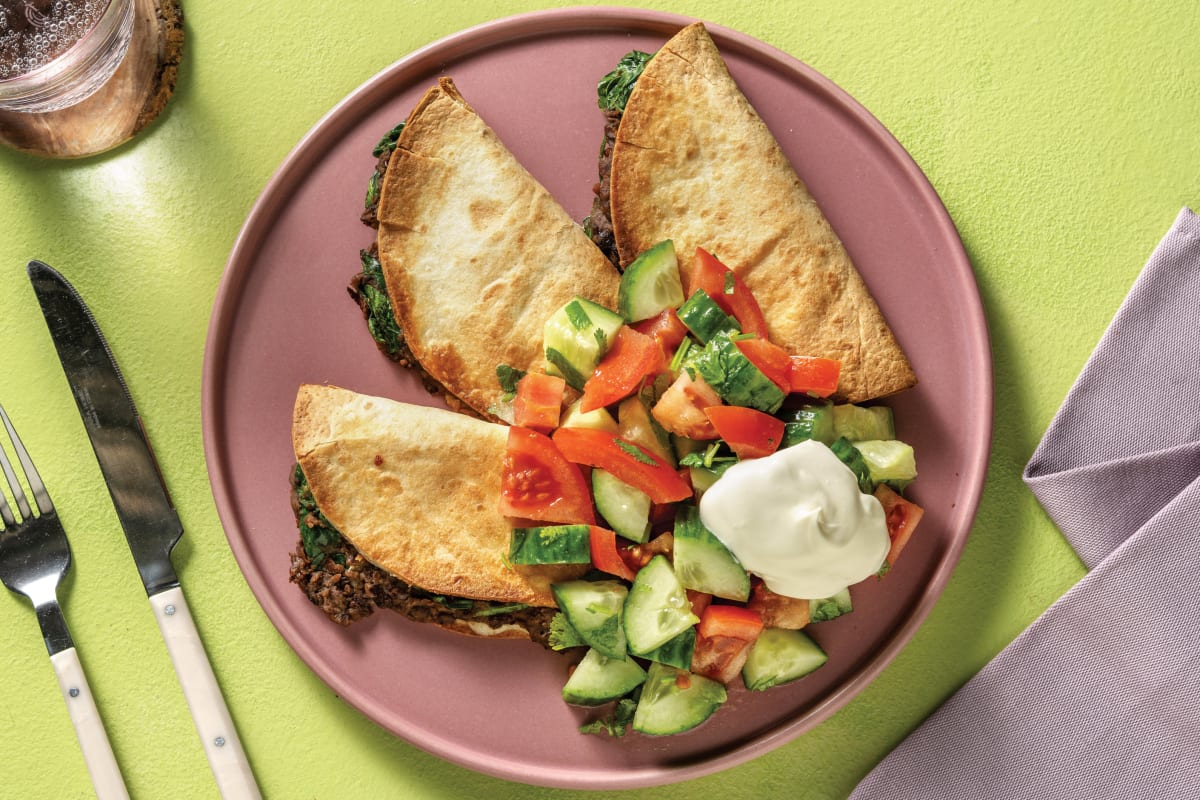 BBQ Black Bean Quesadillas