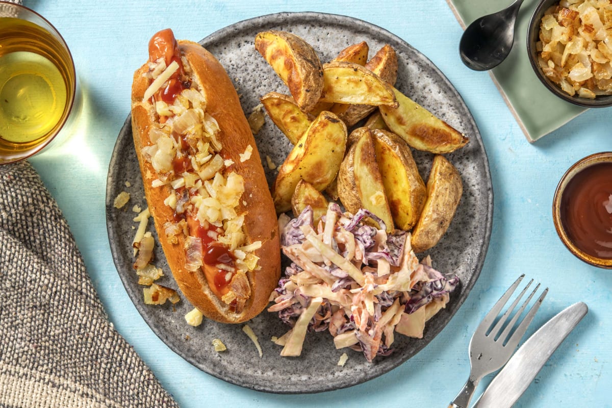 BBQ Glazed Hot Dog