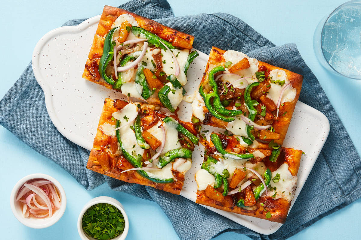 BBQ Pineapple Flatbreads Recipe HelloFresh