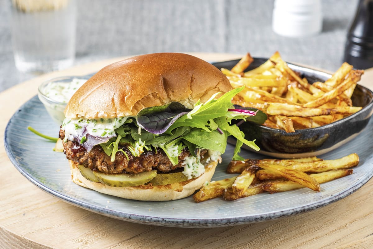 BBQ Ranch Burger Recipe | HelloFresh