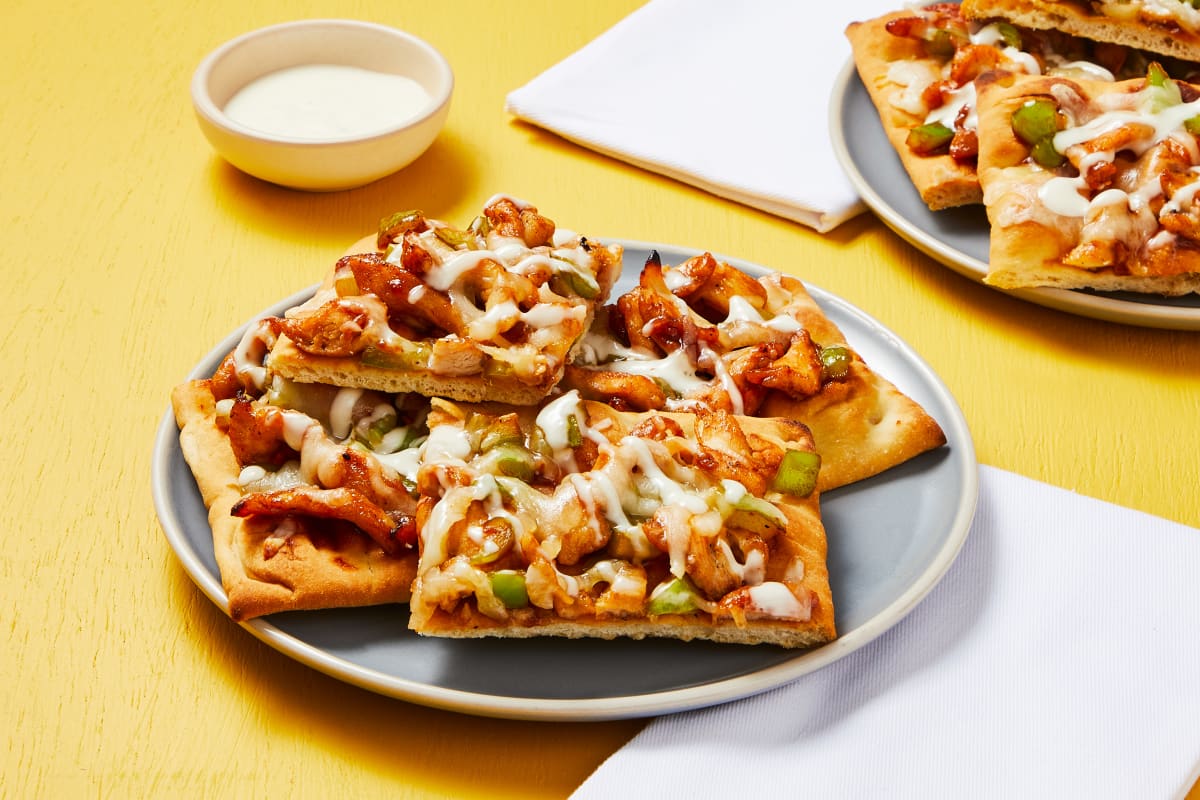 BBQ Ranch Chicken Flatbreads