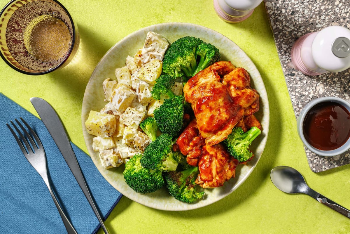 BBQ-Style Tofu Dinner