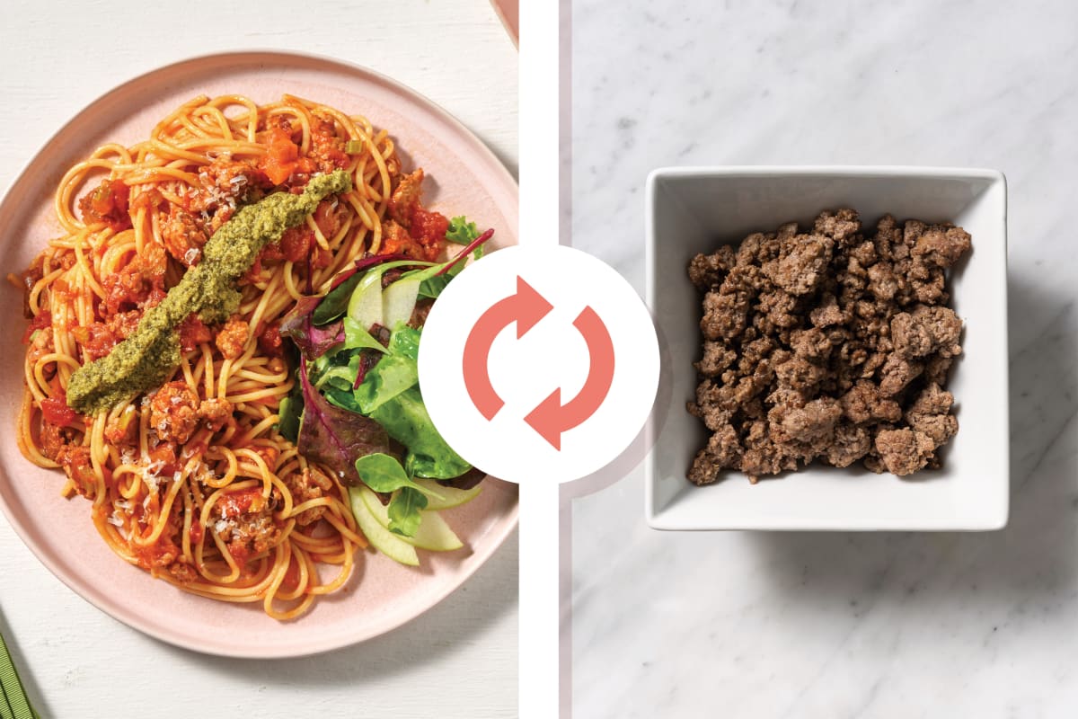 Beef Bolognese & Spaghetti