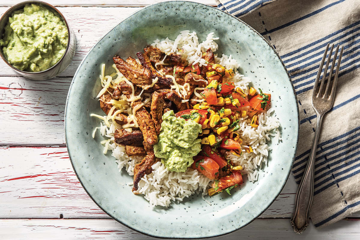 Tex-Mex Beef Burrito Bowl