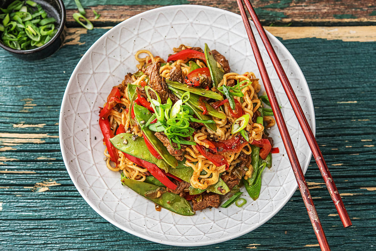 Beef Chow Mein Noodles Recipe HelloFresh