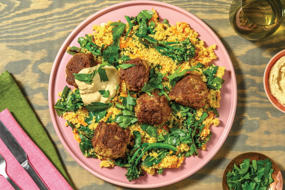 Beef & Crumbly Cheese Meatballs