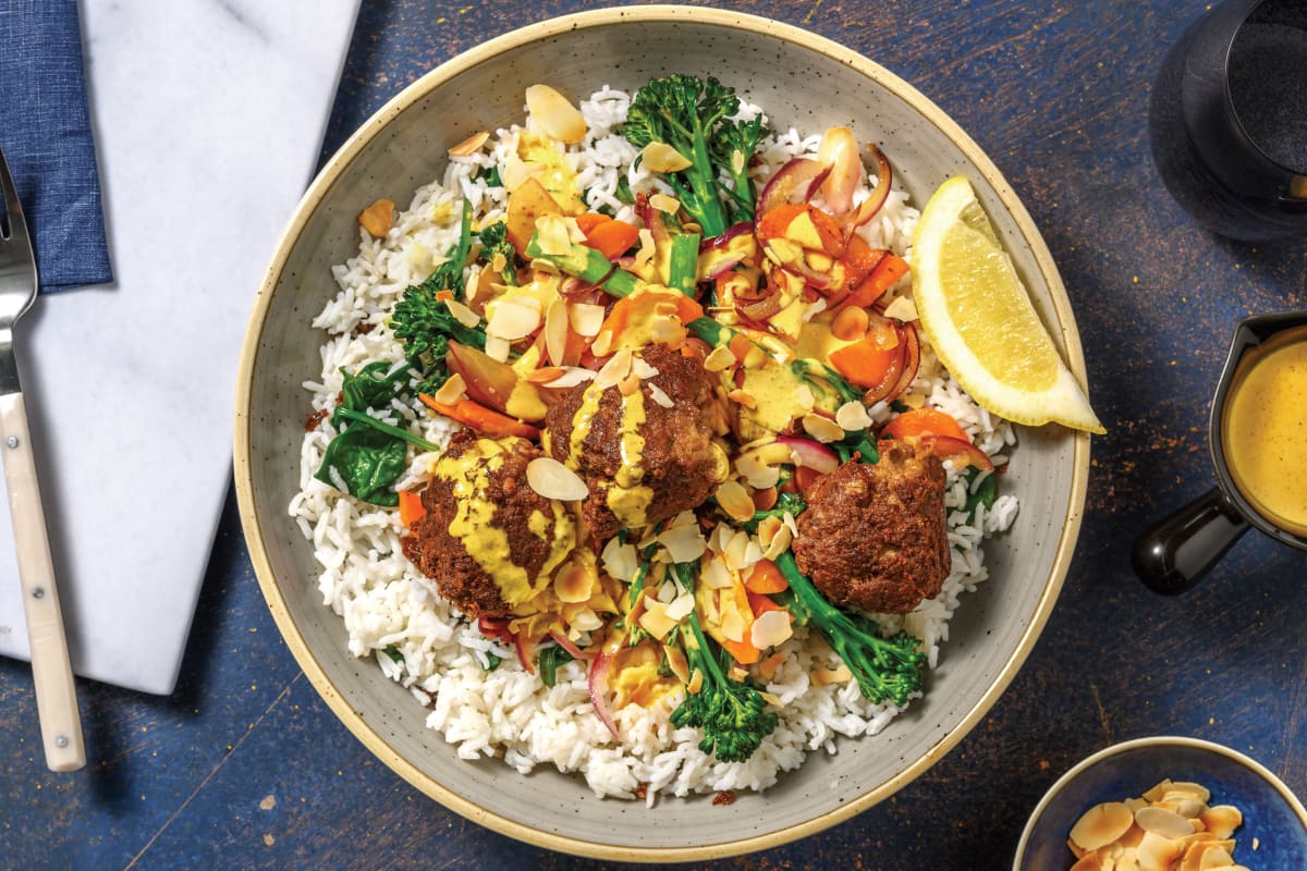 Beef Koftas & Chermoula Coconut Sauce Recipe | HelloFresh