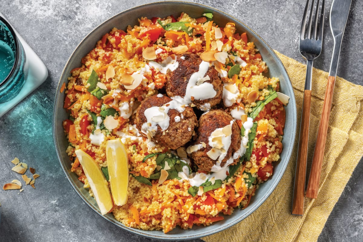 Beef Koftas & Veggie Couscous Recipe | HelloFresh