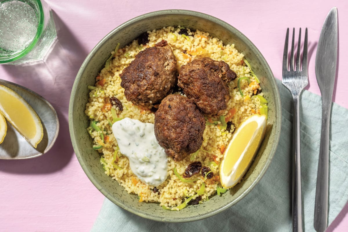 Beef Koftas & Veggie Couscous Recipe HelloFresh