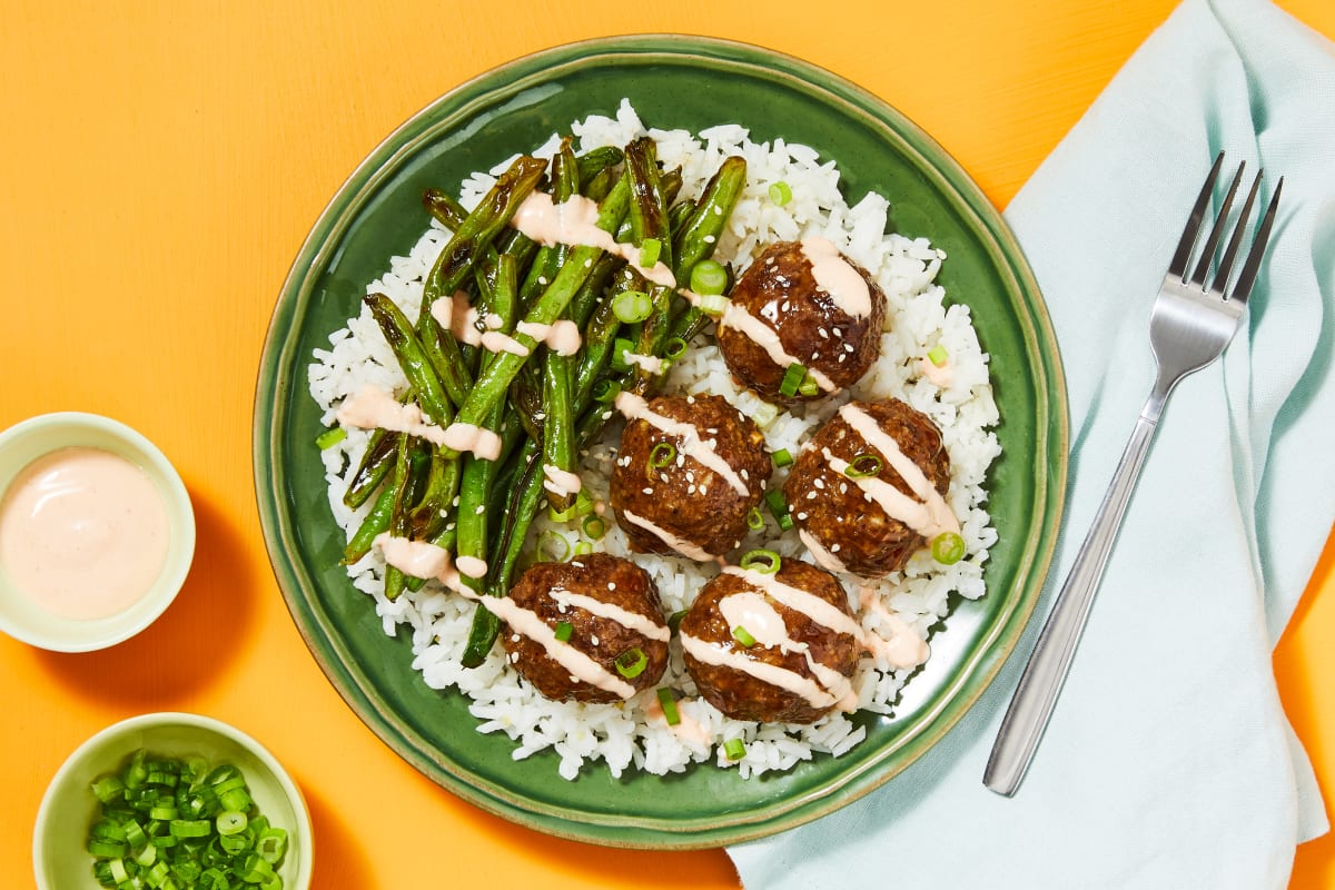 Meatballs with Bulgogi Sauce