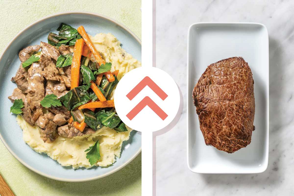 Beef Rump & Creamy Sauce
