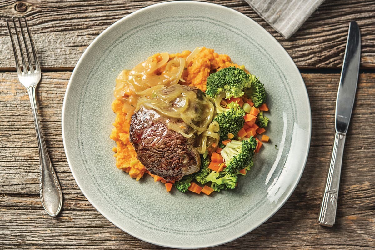 Onion Gravy Steaks