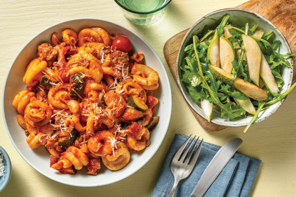 Easy Venison, Beef & Cherry Tomato Bolognese