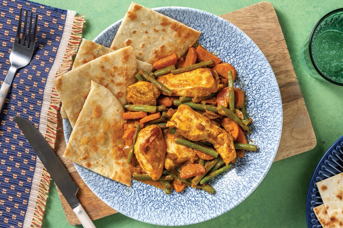 Quick Bengal Chicken & Veggie Curry