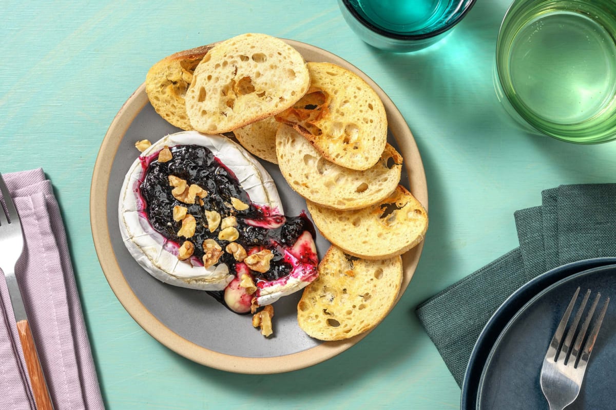 Blueberry Baked Brie