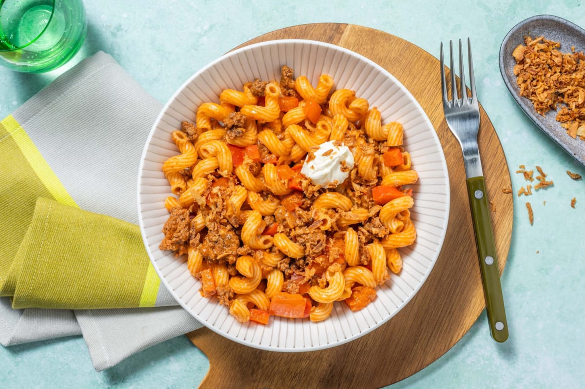 Hungarian-Inspired Beef Paprikash