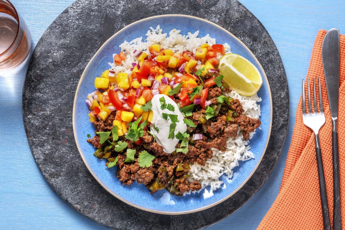 Tropical Beef Bowls