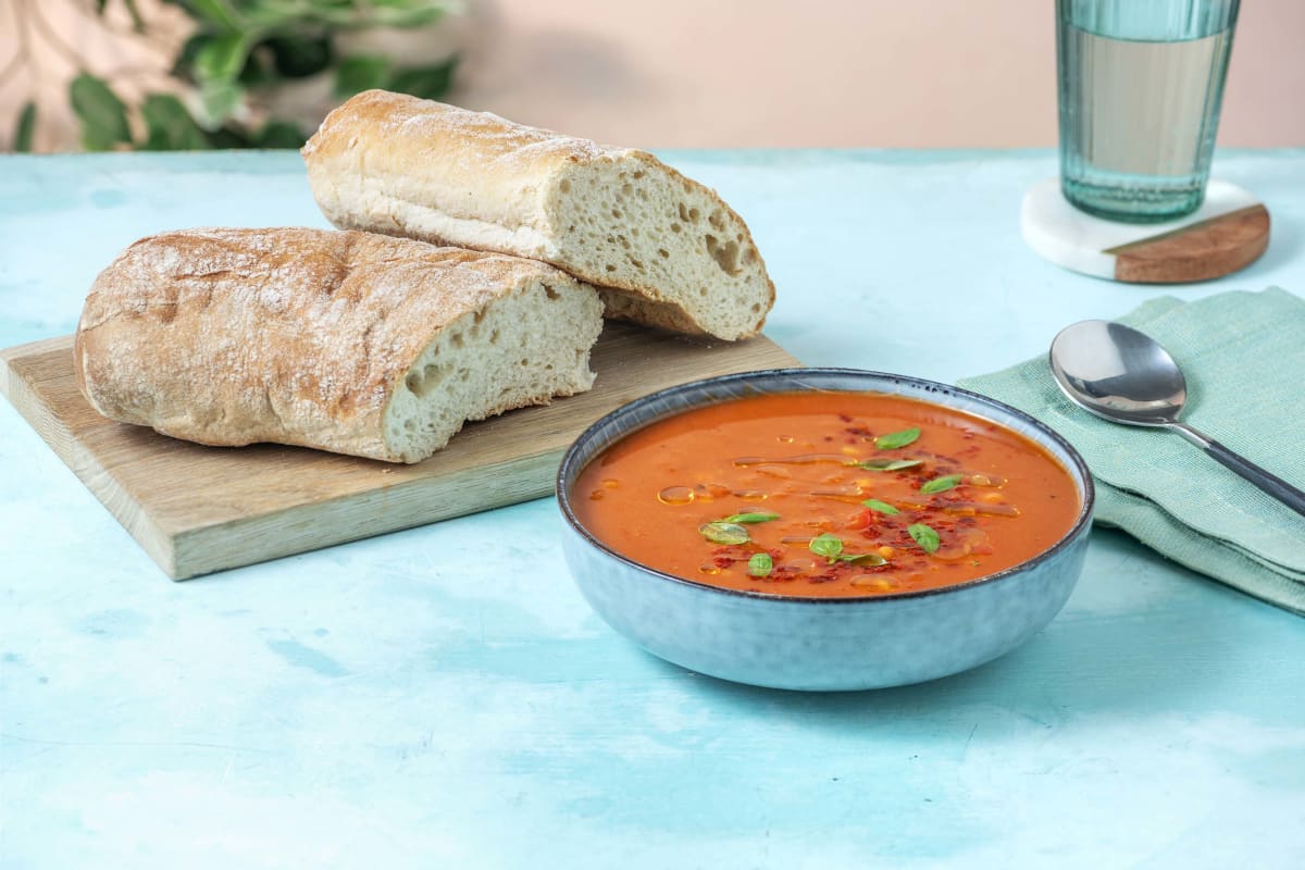 BOL Roasted Red Pepper & Tomato Power Soup and Ciabatta Bundle