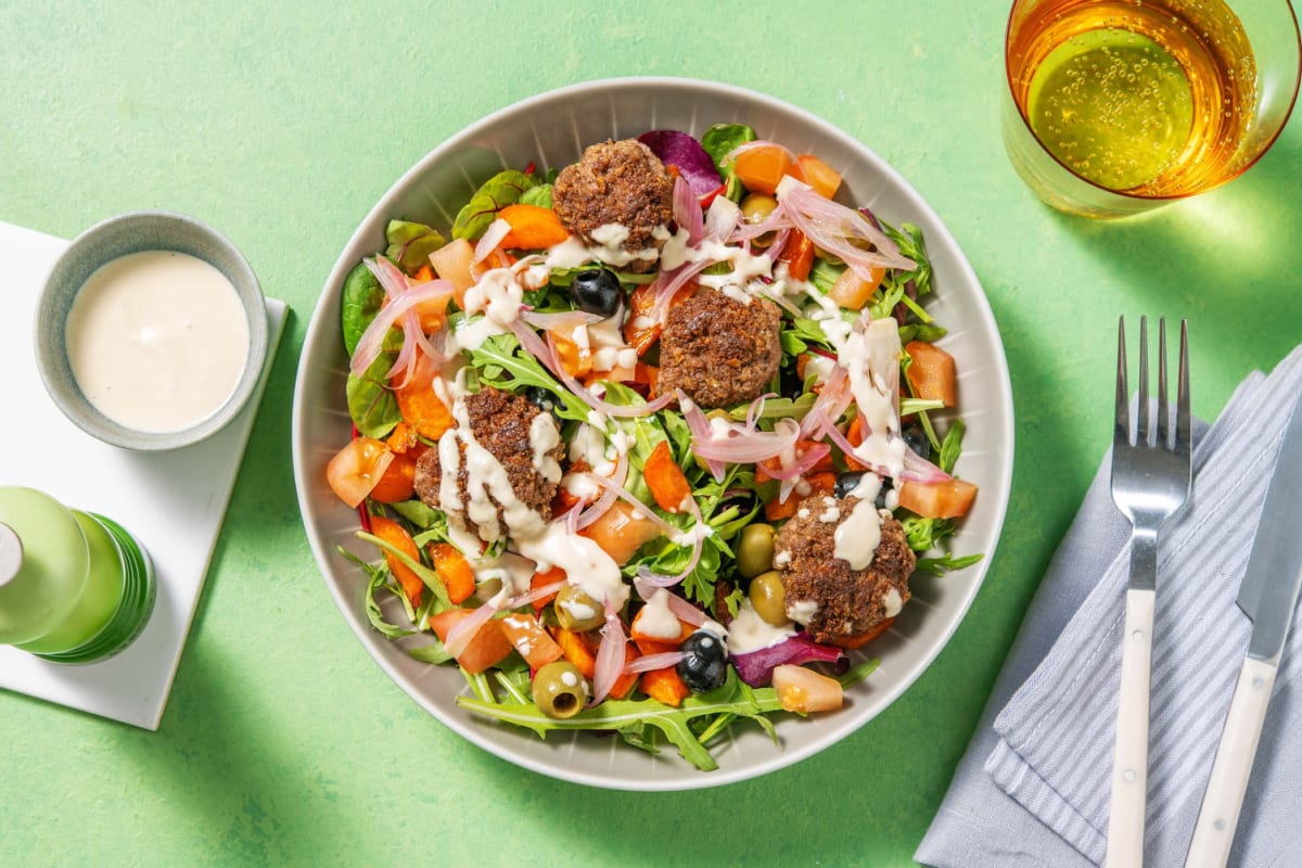 Carb Smart Shawarma-Inspired Beef Bowls