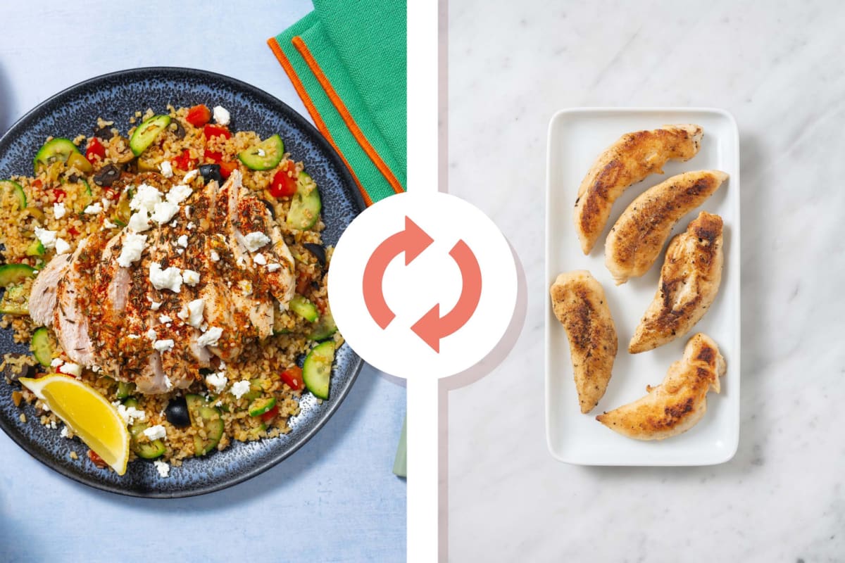 Za'atar Chicken Tenders & Bulgur Bowls