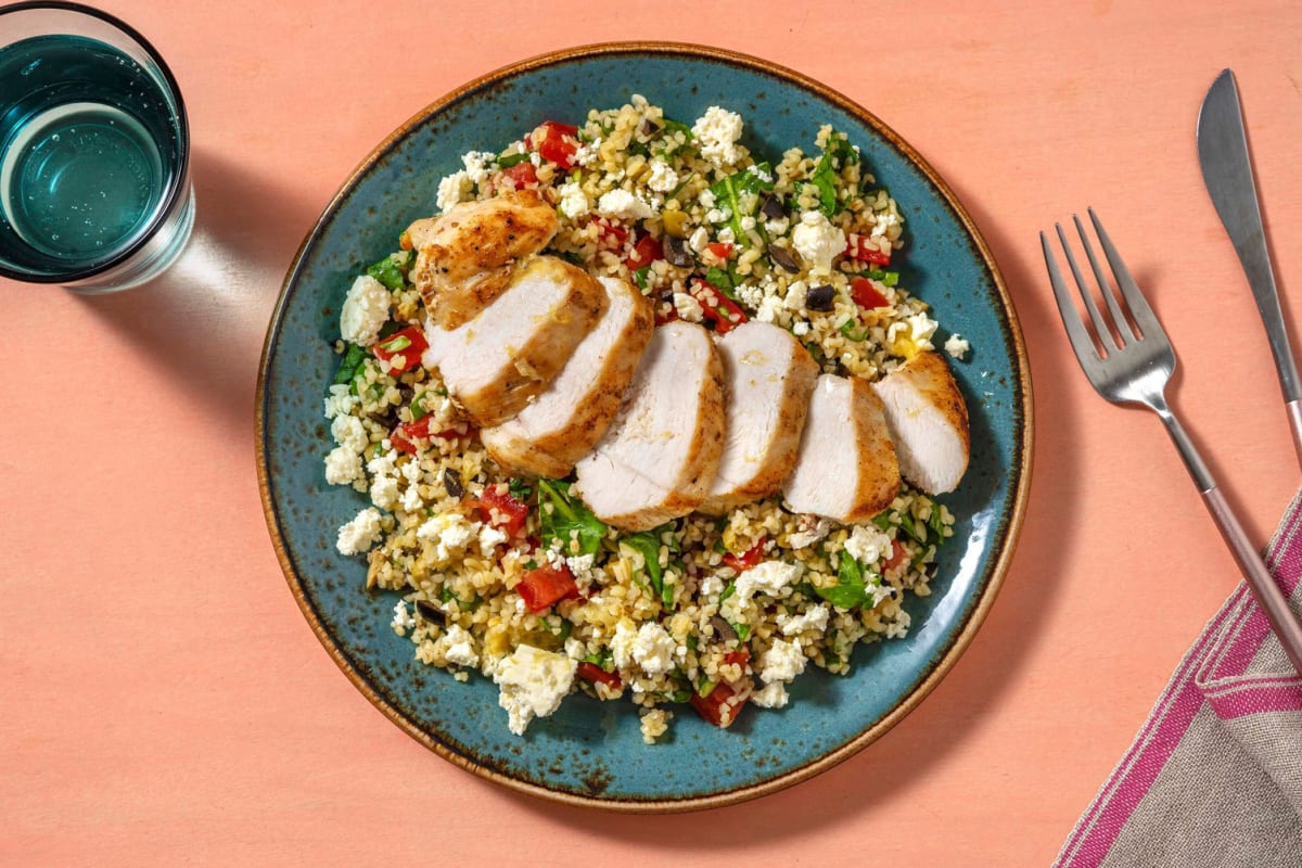 Za'atar Chicken Bulgur Bowls