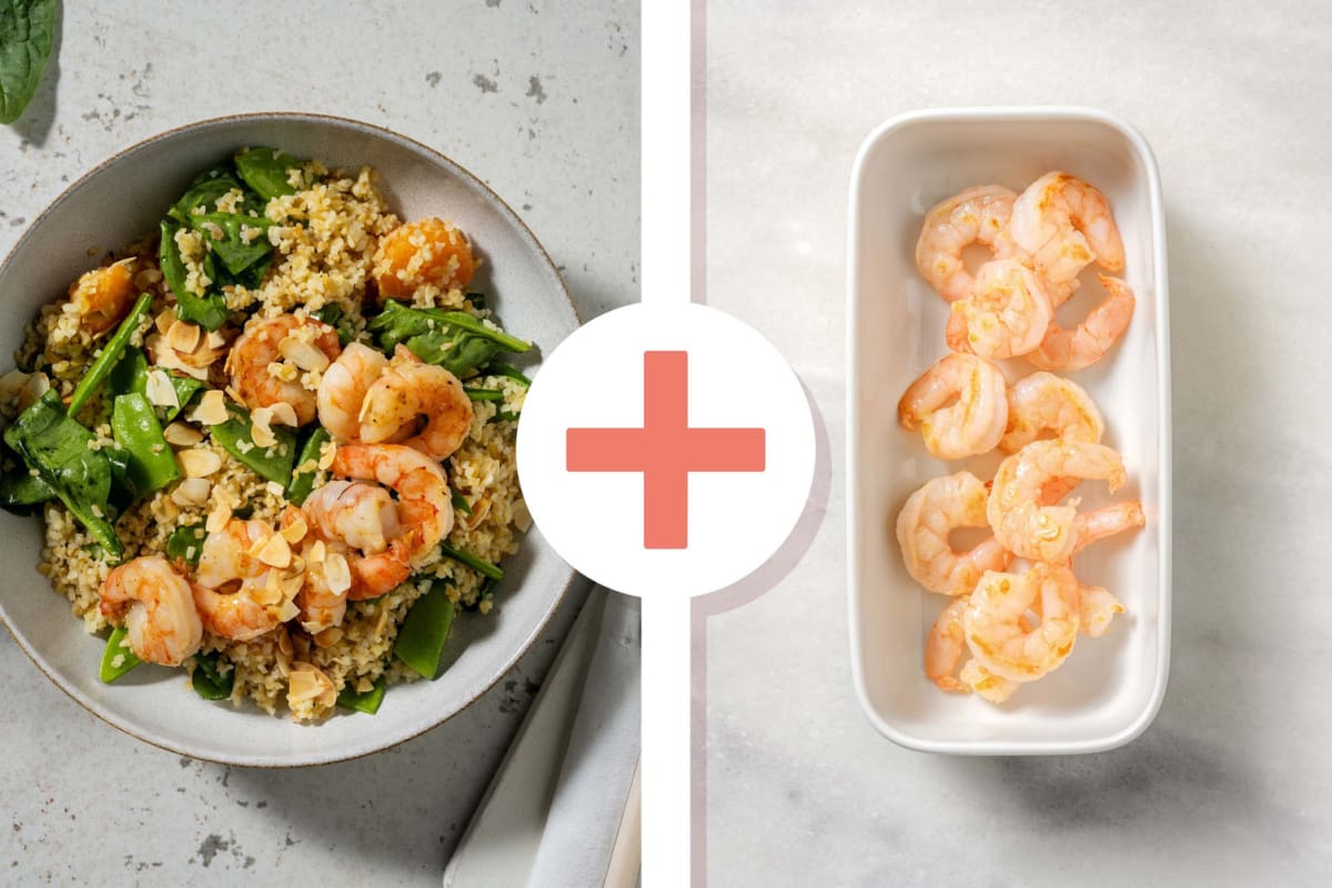 Smart Ginger-Glazed Double Shrimp and Bulgur Bowls