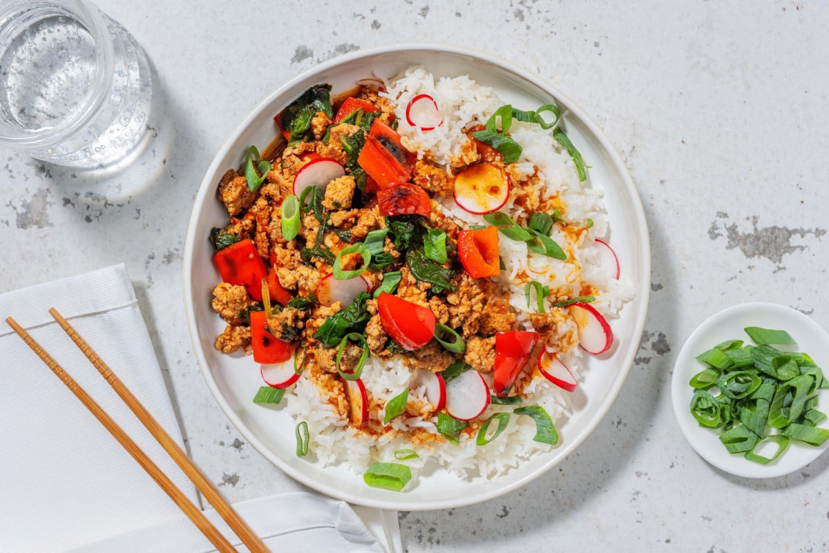 Bols de tofu à la sauce au chipotle et au miel