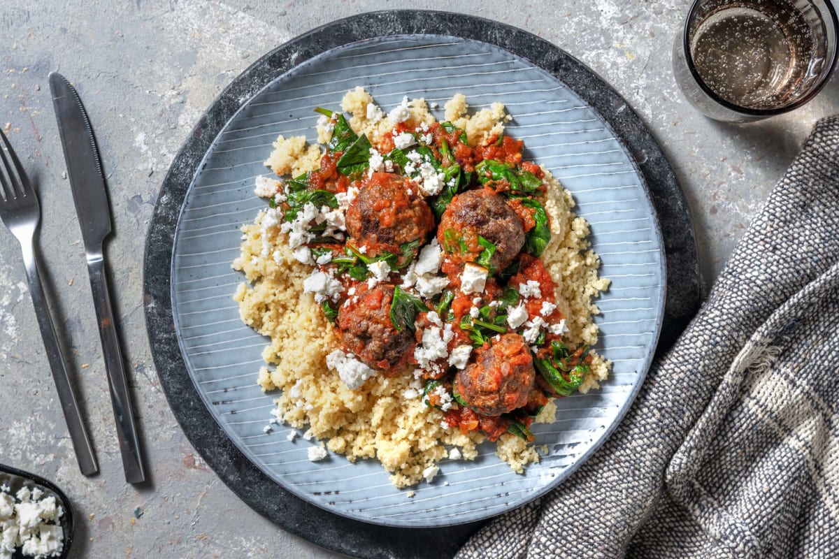 Boulettes d’agneau à la méditerranéenne