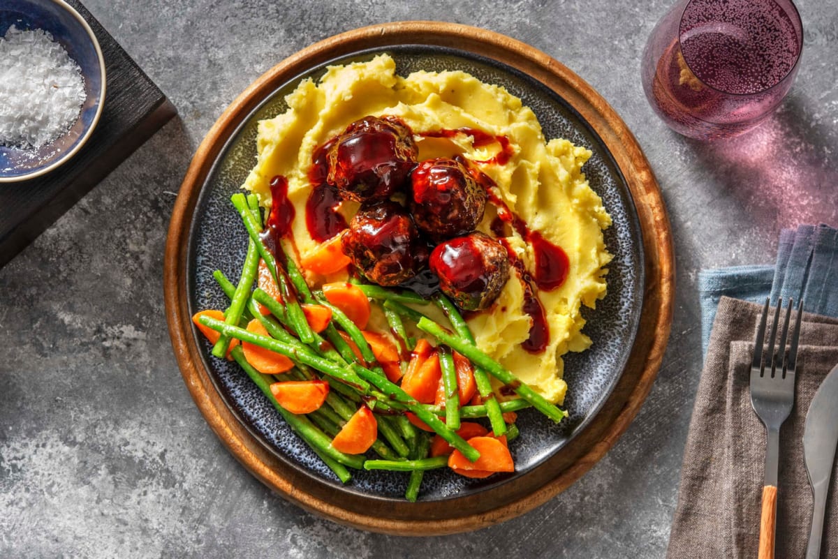 Boulettes d’agneau en sauce