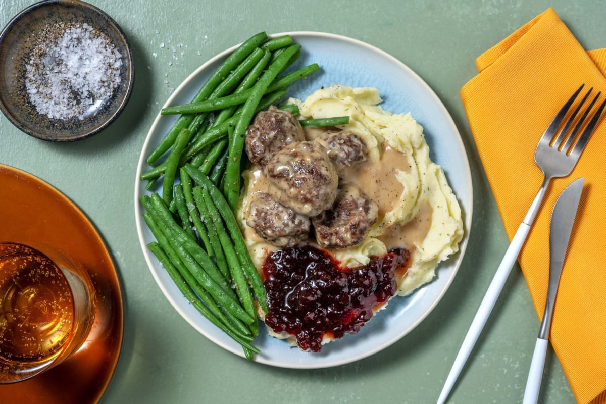 Swedish-Style Beef Meatballs