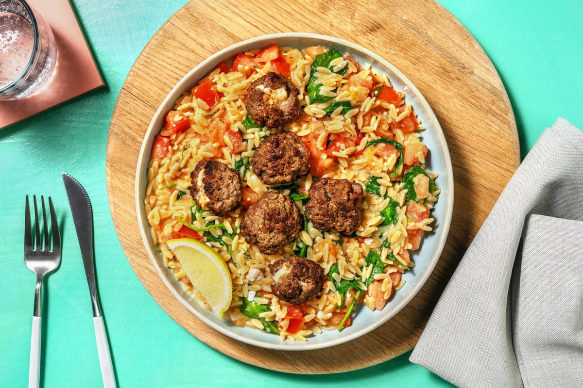 Beef and Feta Meatballs