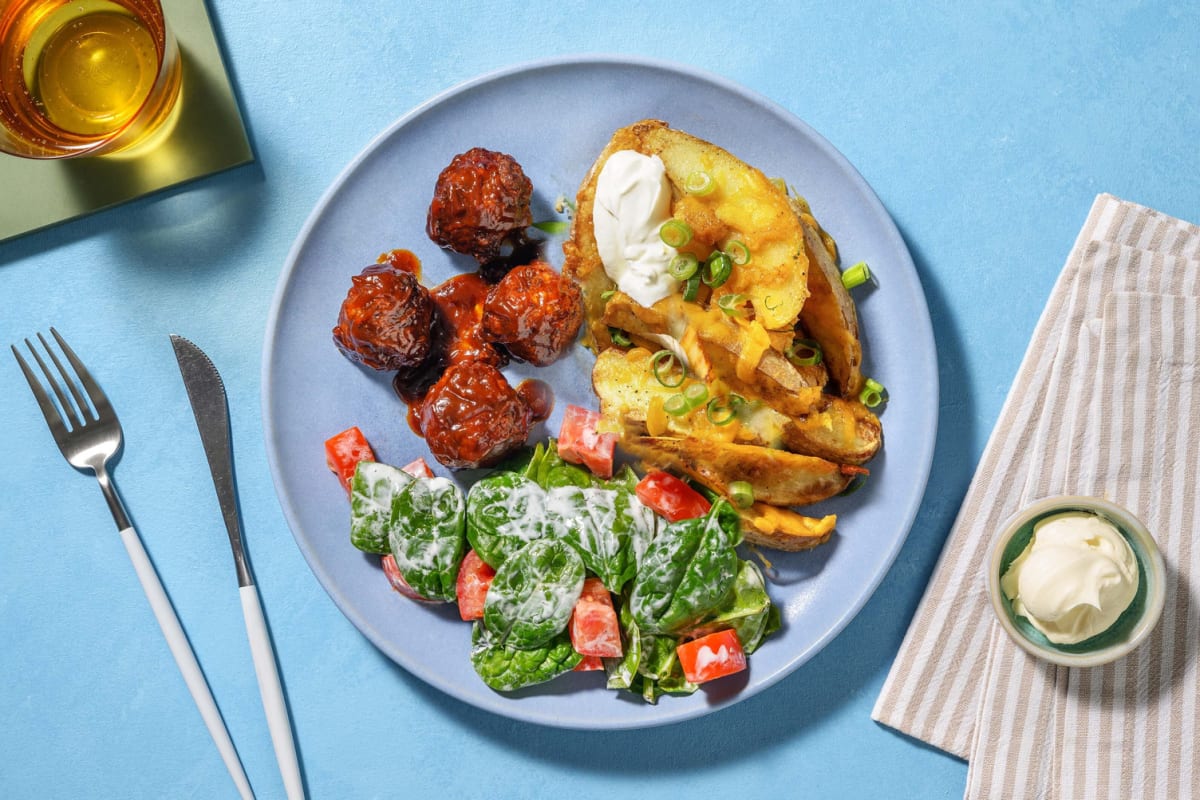 Boulettes de bœuf glacées