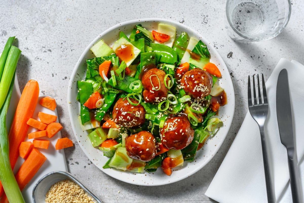 Boulettes de dinde au gingembre