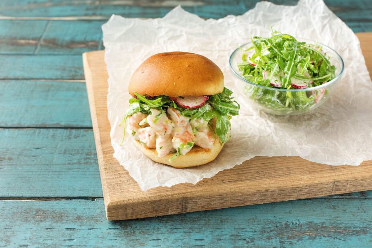 Shrimp Salad Rolls - Summer Shrimp Salad on Brioche Rolls