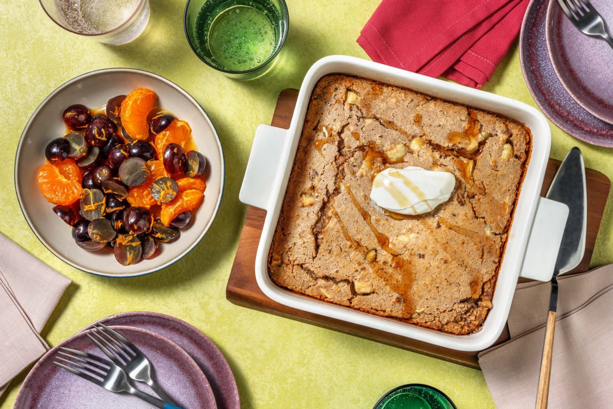 Brown Butter Maple-Pecan Baked Oatmeal