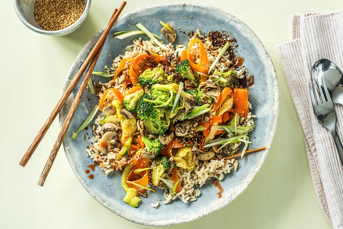 Brown Rice Bibimbap