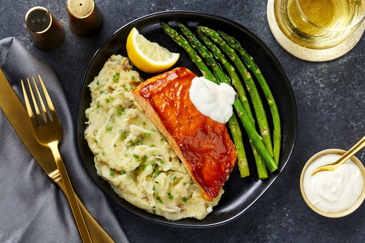 Brown Sugar Dijon Glazed Trout