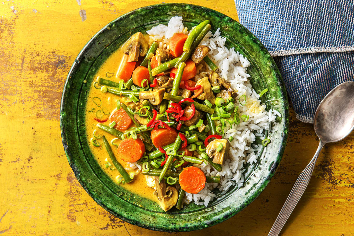 Buntes Kokos-Gemüse-Curry