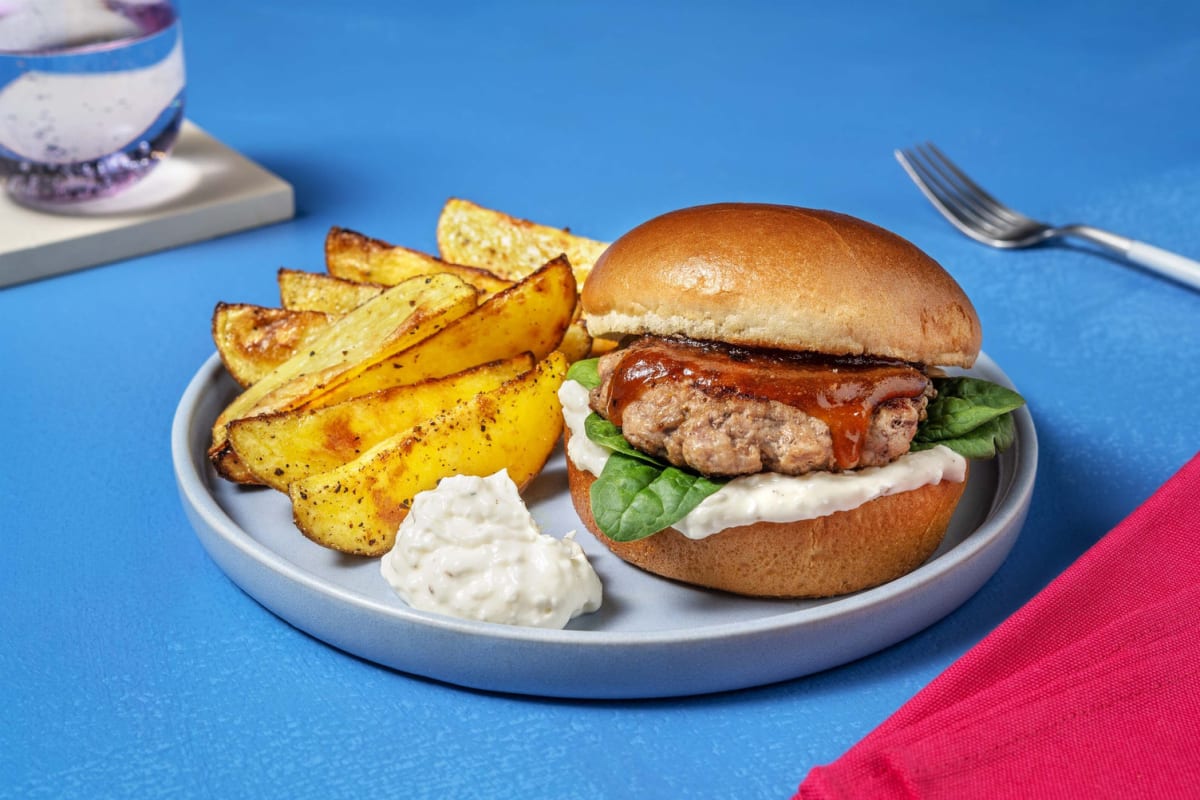 Burgers à l’agneau et aux figues