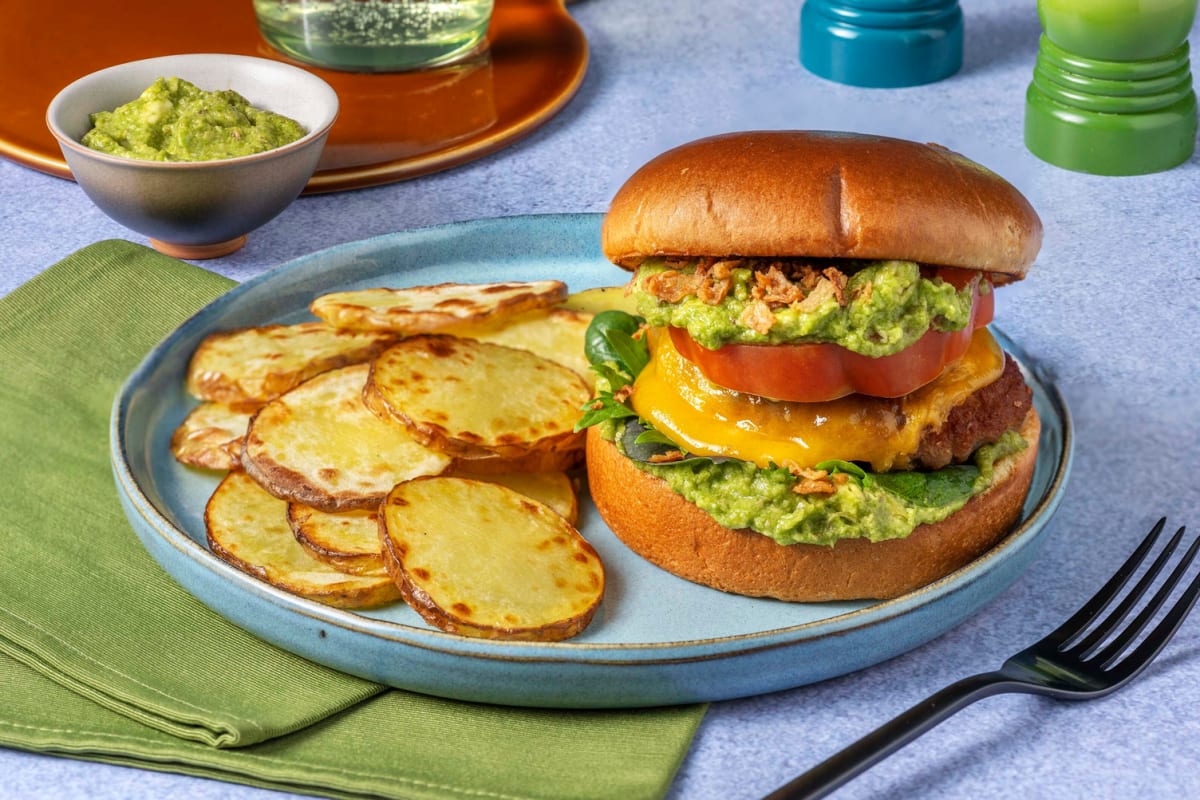 Cali-Style Turkey Cheeseburgers