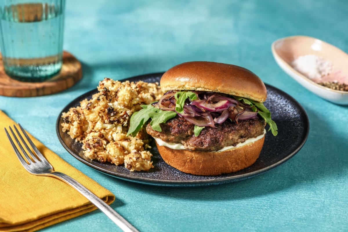 Caramelized Onion Burgers