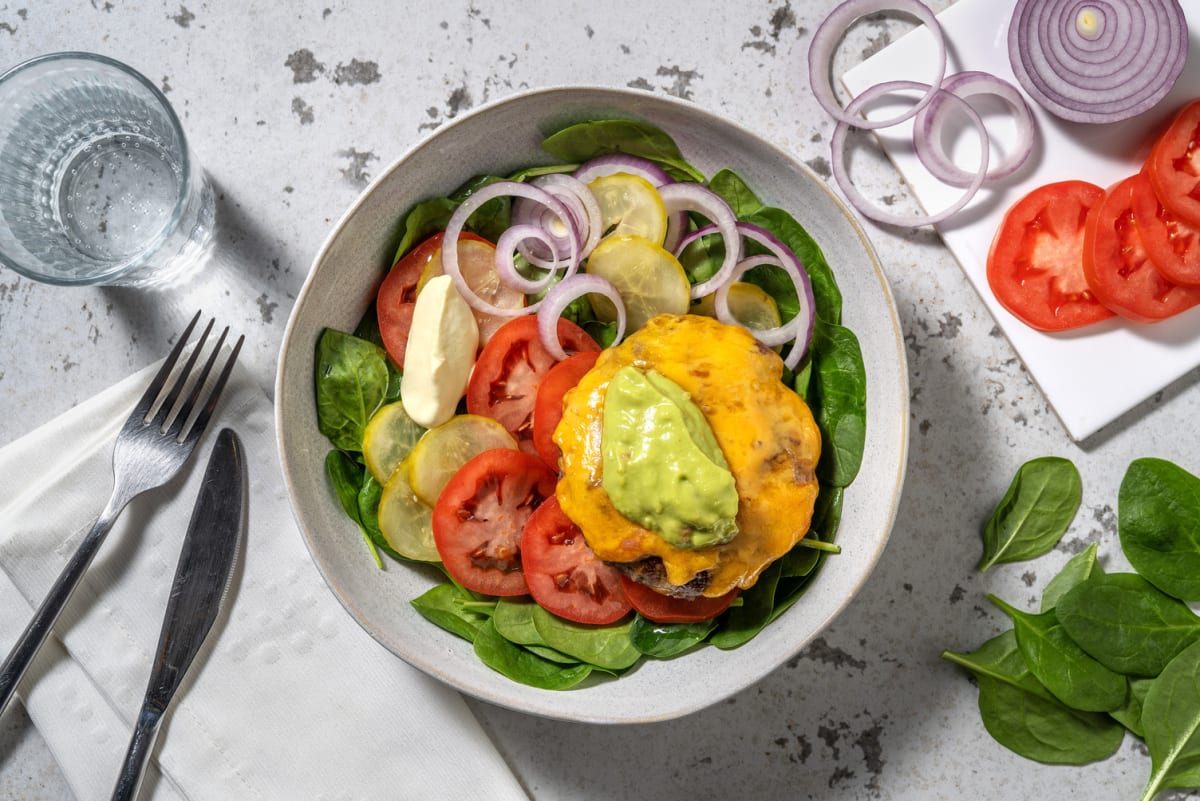 Carb Smart Loaded Bunless Beef Burgers