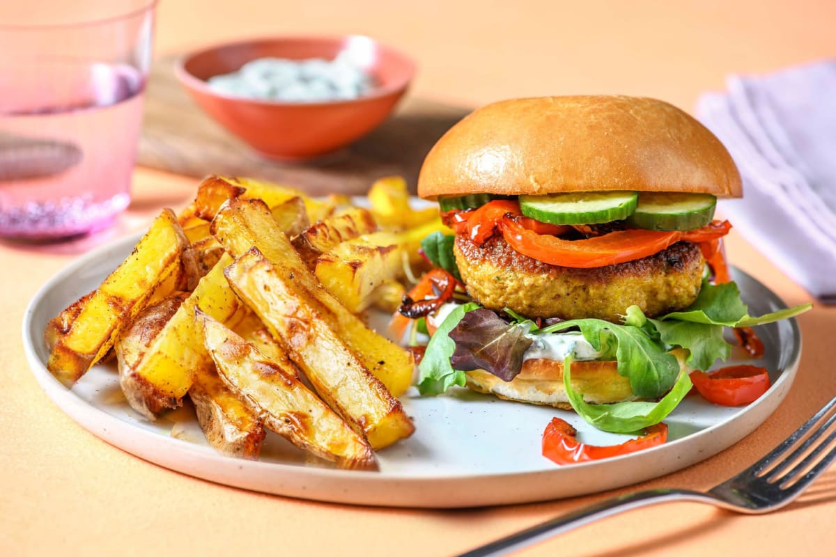 Burgers de dinde à l’indienne