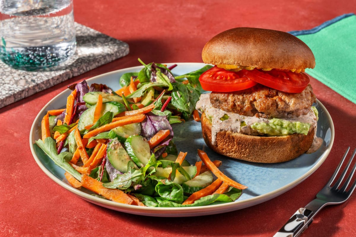 Tex-Mex Turkey Burgers